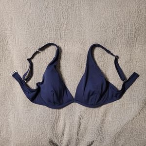 Athelta Bikini Top, 34D/DD, Navy